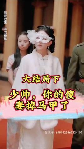 少帥，你的傻妻掉馬甲了(全集)